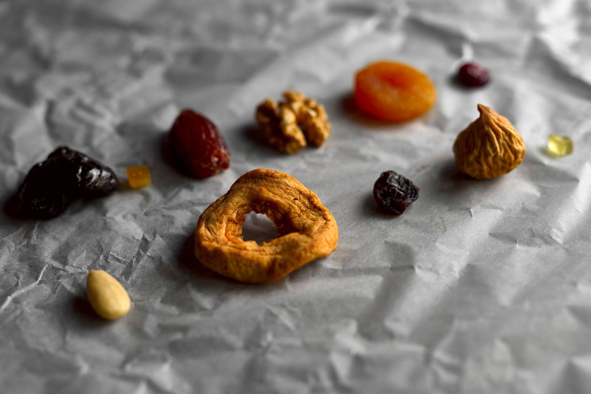 dried-fruits dried fruits on a baking sheet