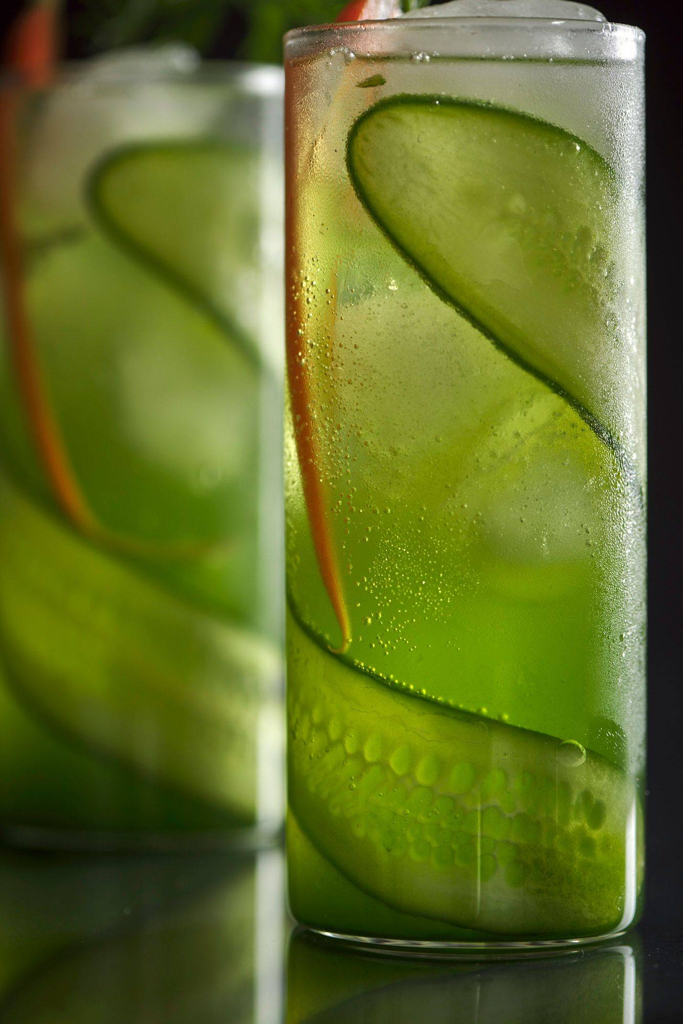 the-green-rabbit-easter-mocktail the green rabbit easter mocktail on black background