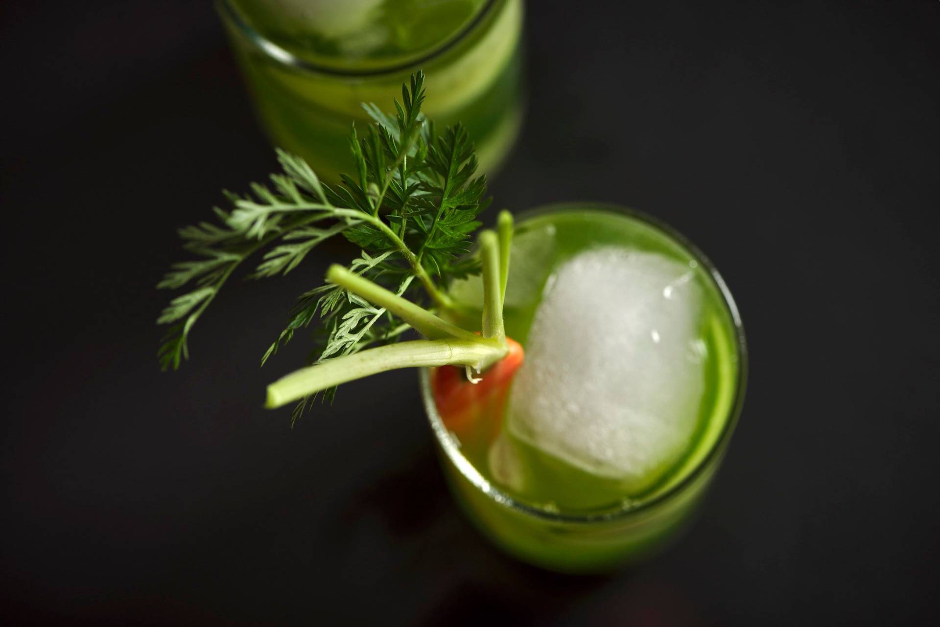 the-green-rabbit-easter-mocktail the green rabbit easter mocktail on black background