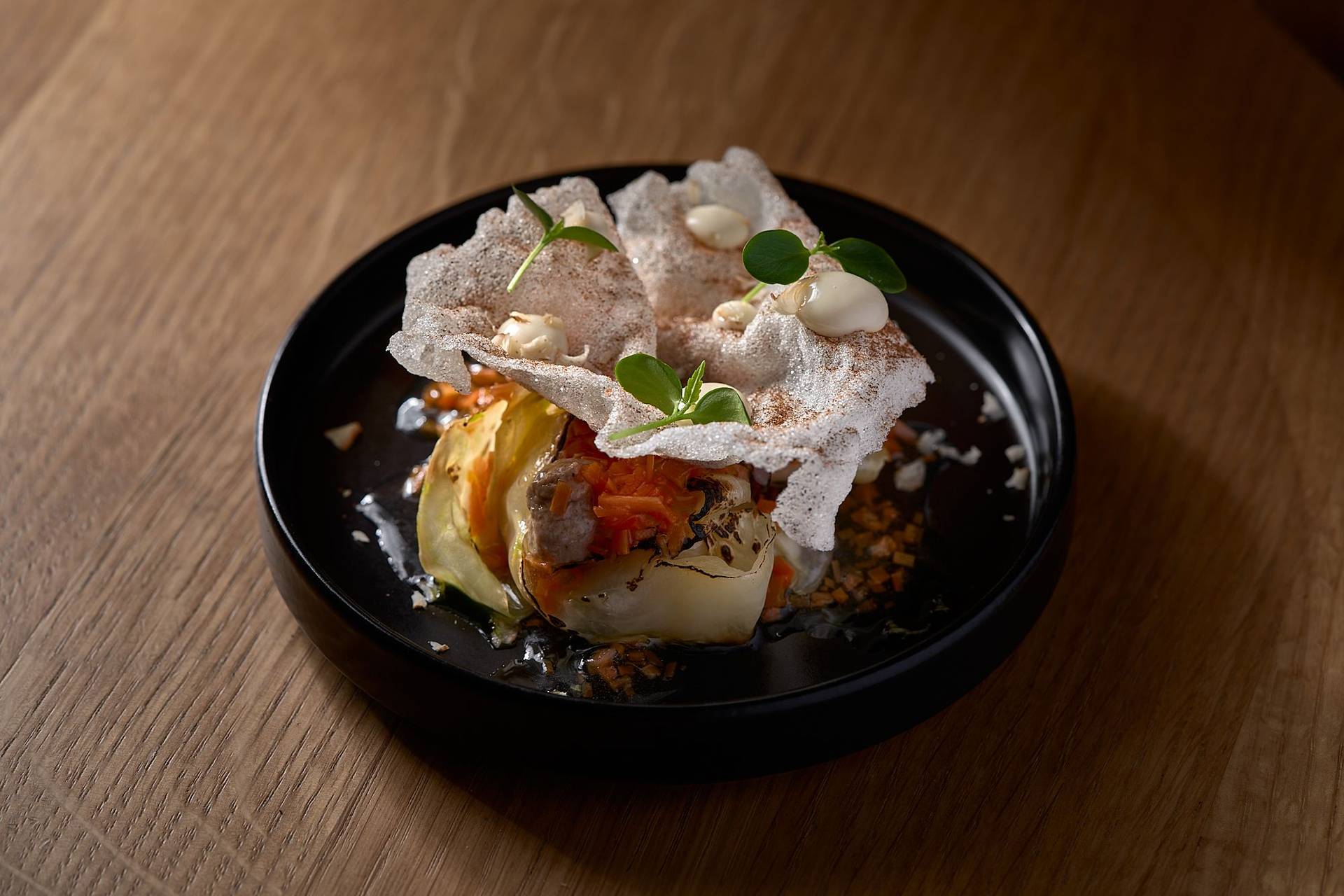 pointed-cabbage-fermented-carrots-mushrooms-and-hazelnut-by-food-photographer-and-stylist-ben-donath pointed cabbage fermented carrott mushrooms and hazelnut by food photographer and stylist ben donat