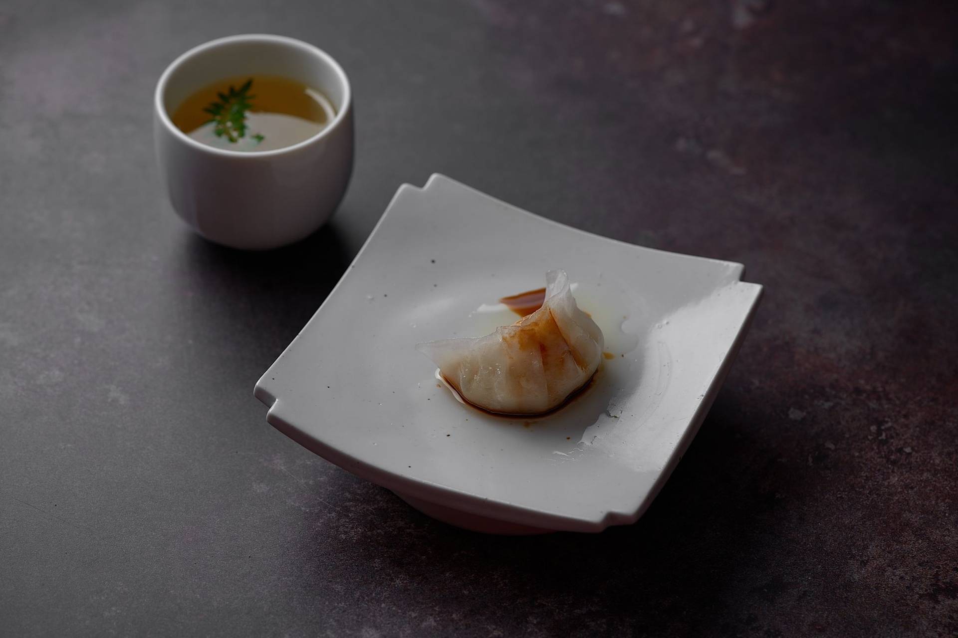 halibut-dumpling-and-dashi-at-le-duc-salon halibut dumpling and dashi
