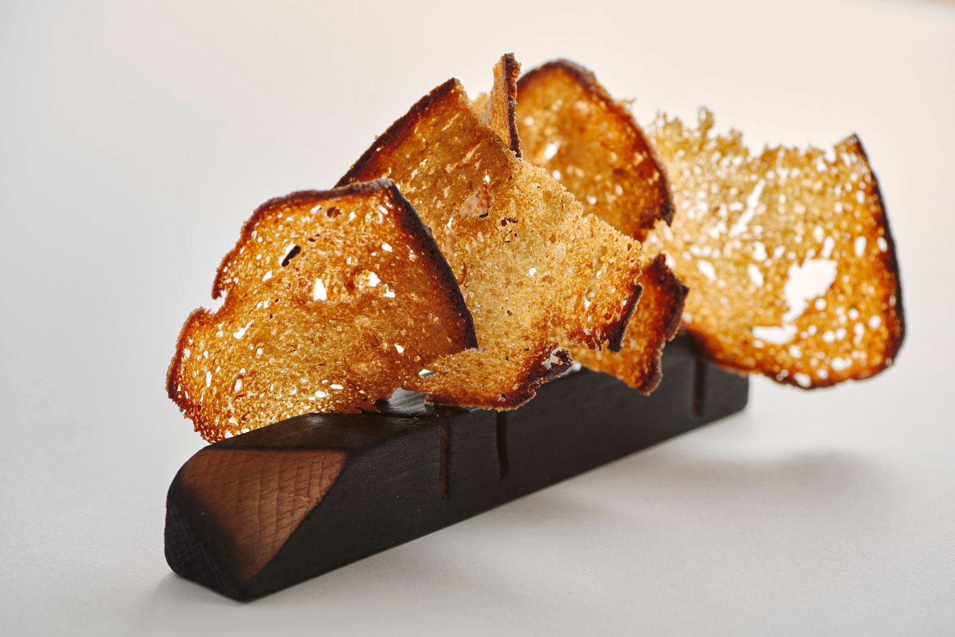 sourdough-bread-crisps sourdough bread crisps  with white background