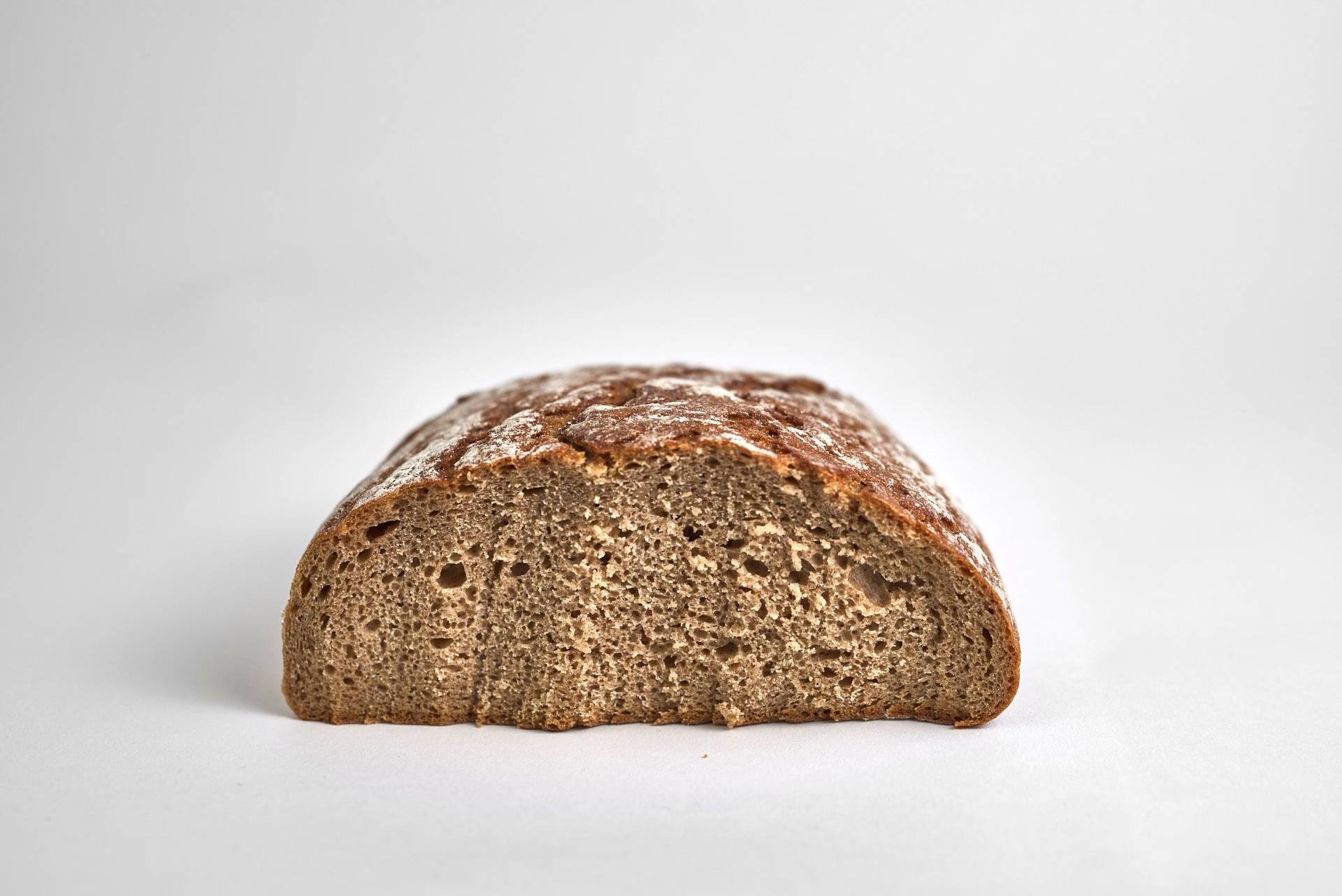 sourdough-bread rye sourdough bread on white background