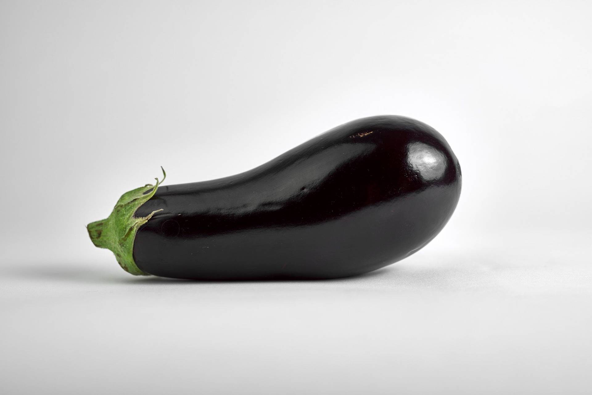eggplant eggplant on white background